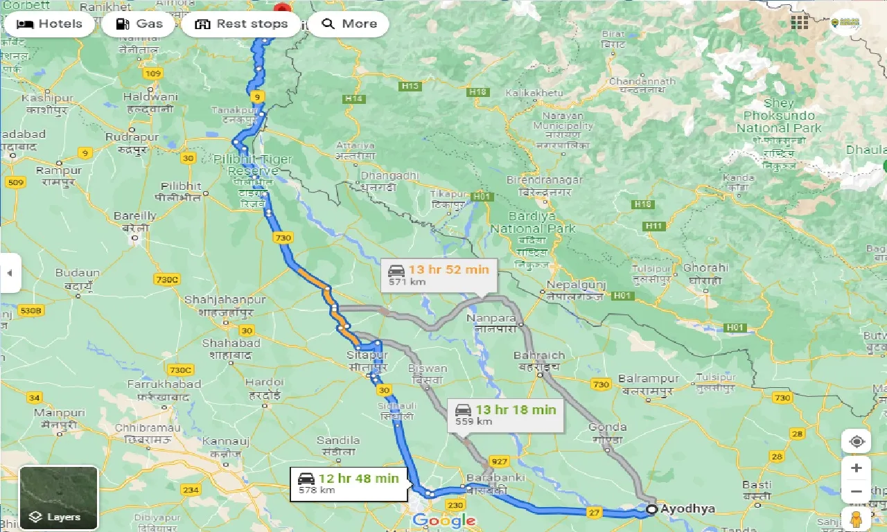 ayodhya-to-pithoragarh-one-way