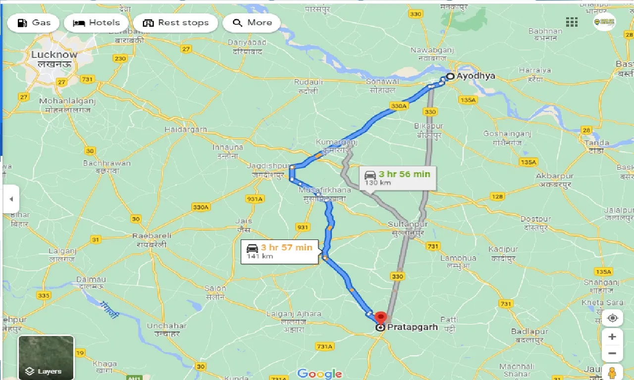 ayodhya-to-pratapgarh-taxi