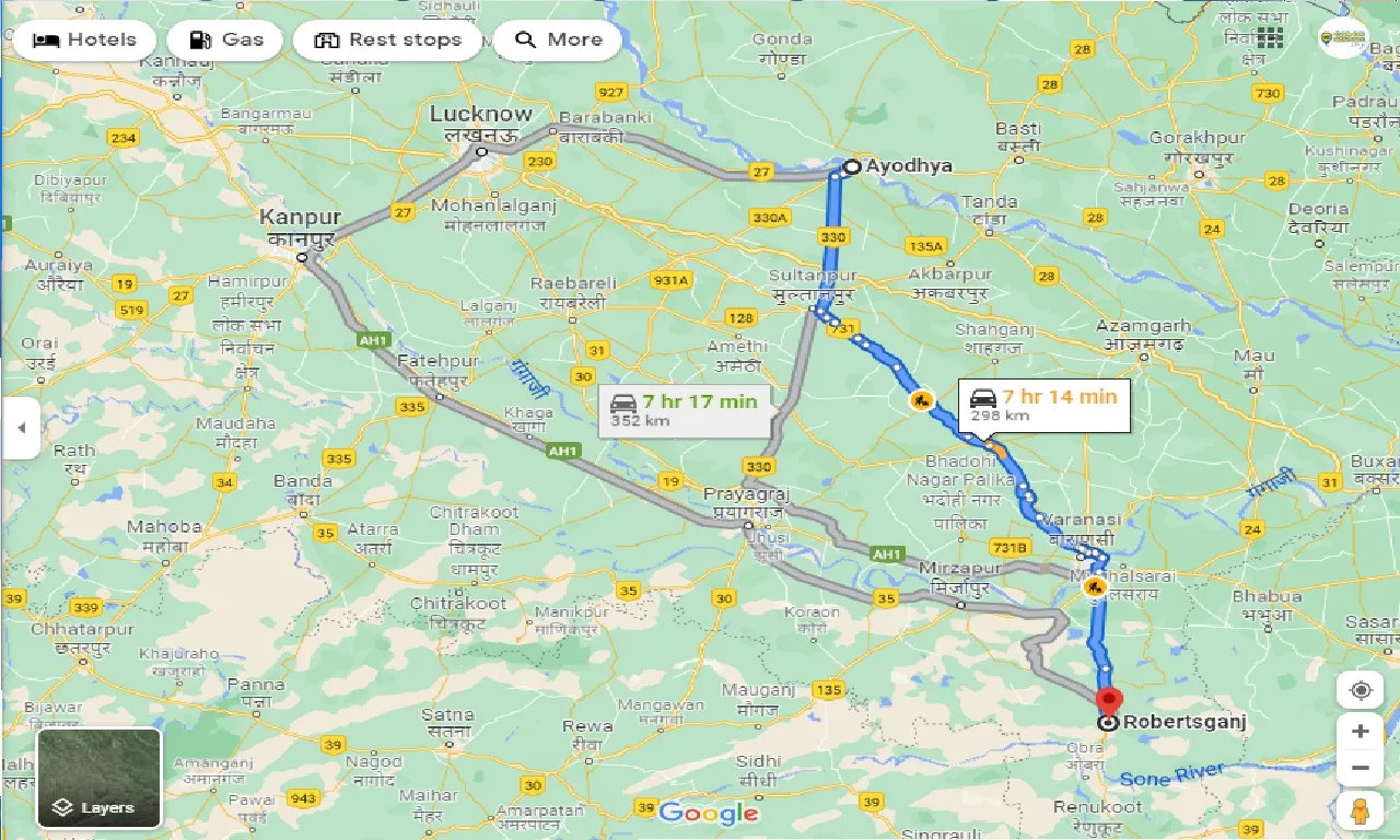 ayodhya-to-robertsganj-one-way