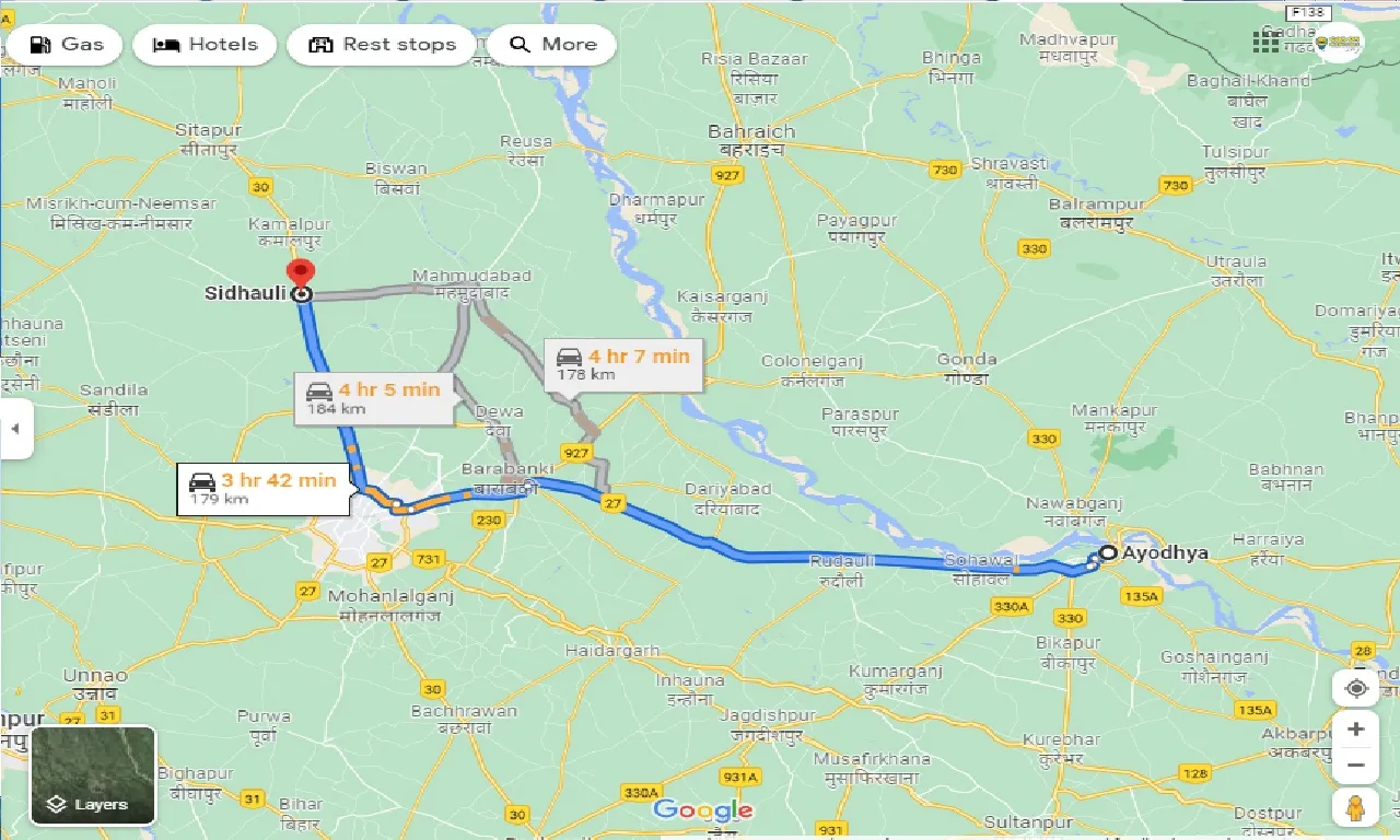 ayodhya-to-sidhauli-taxi