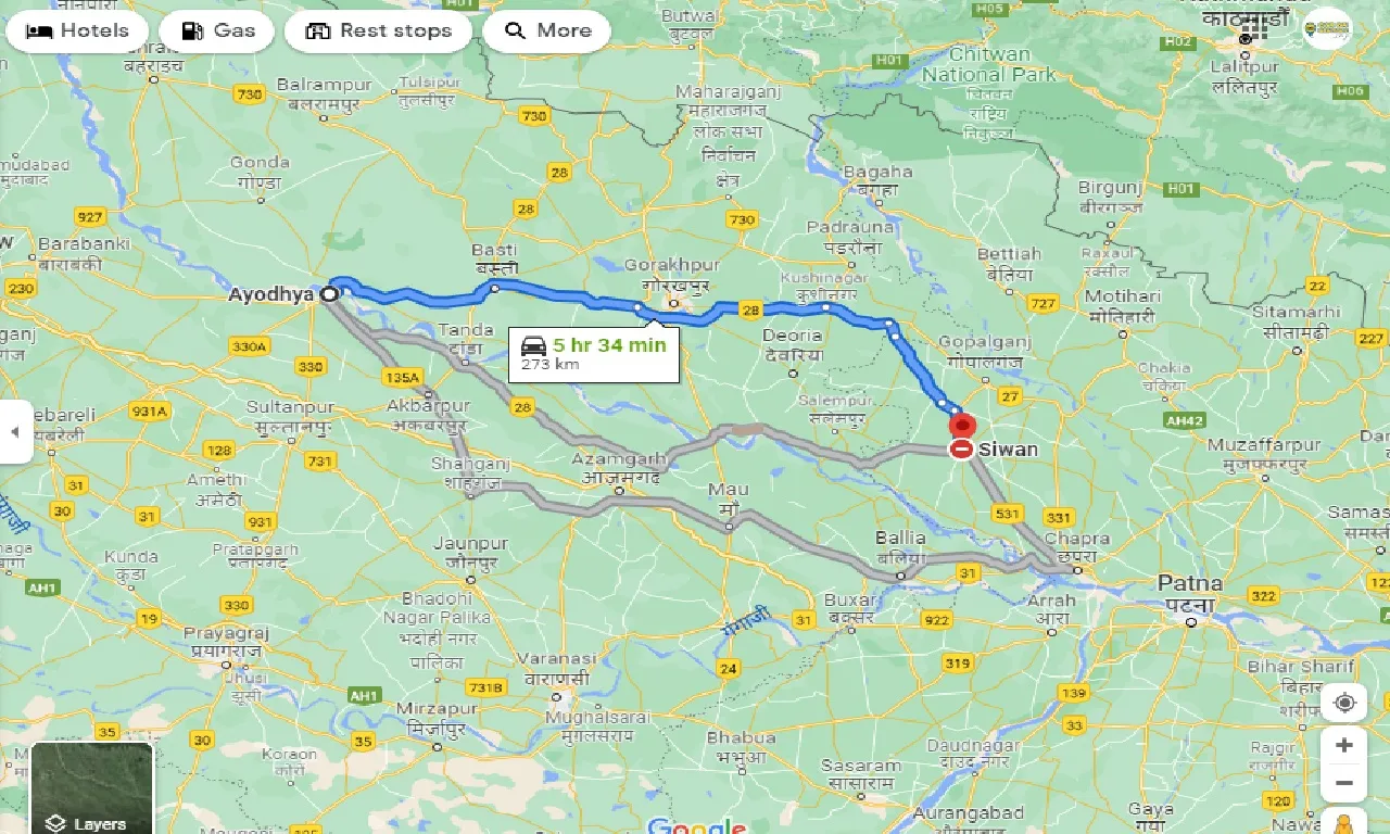 ayodhya-to-siwan-taxi