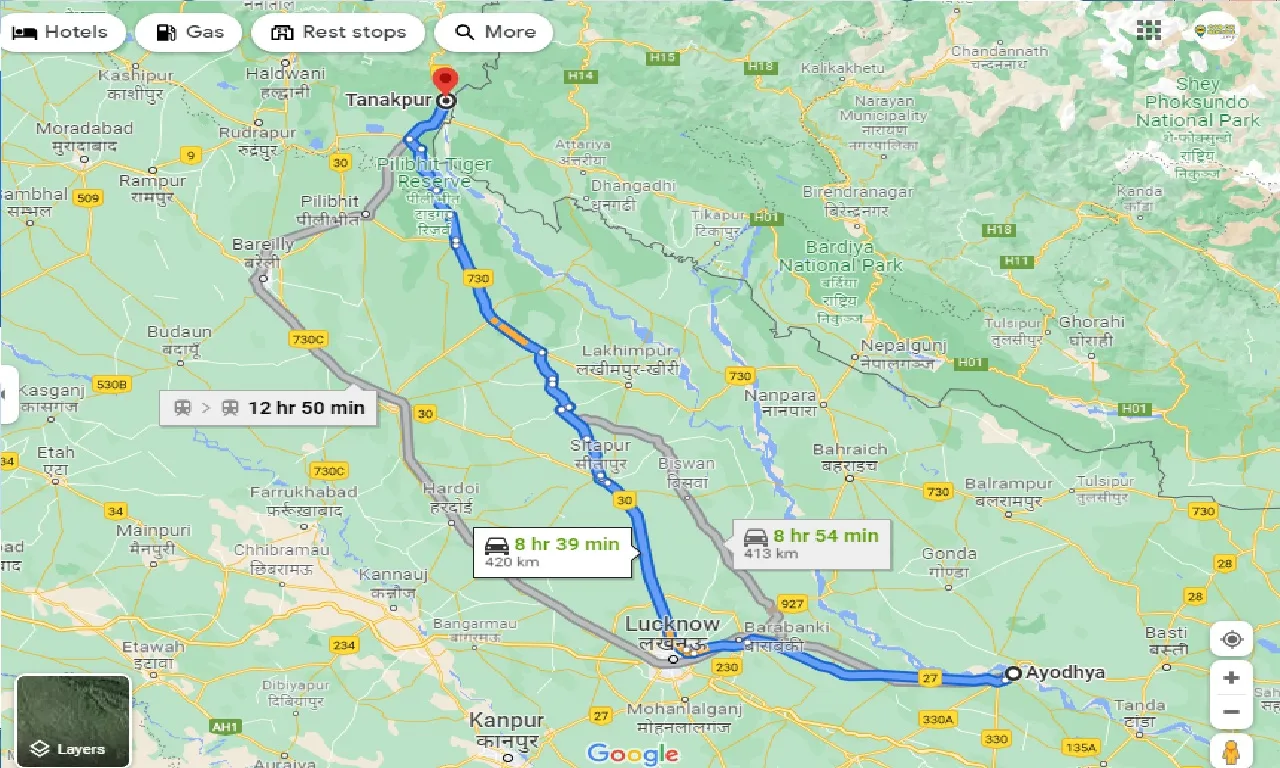 ayodhya-to-tanakpur-taxi
