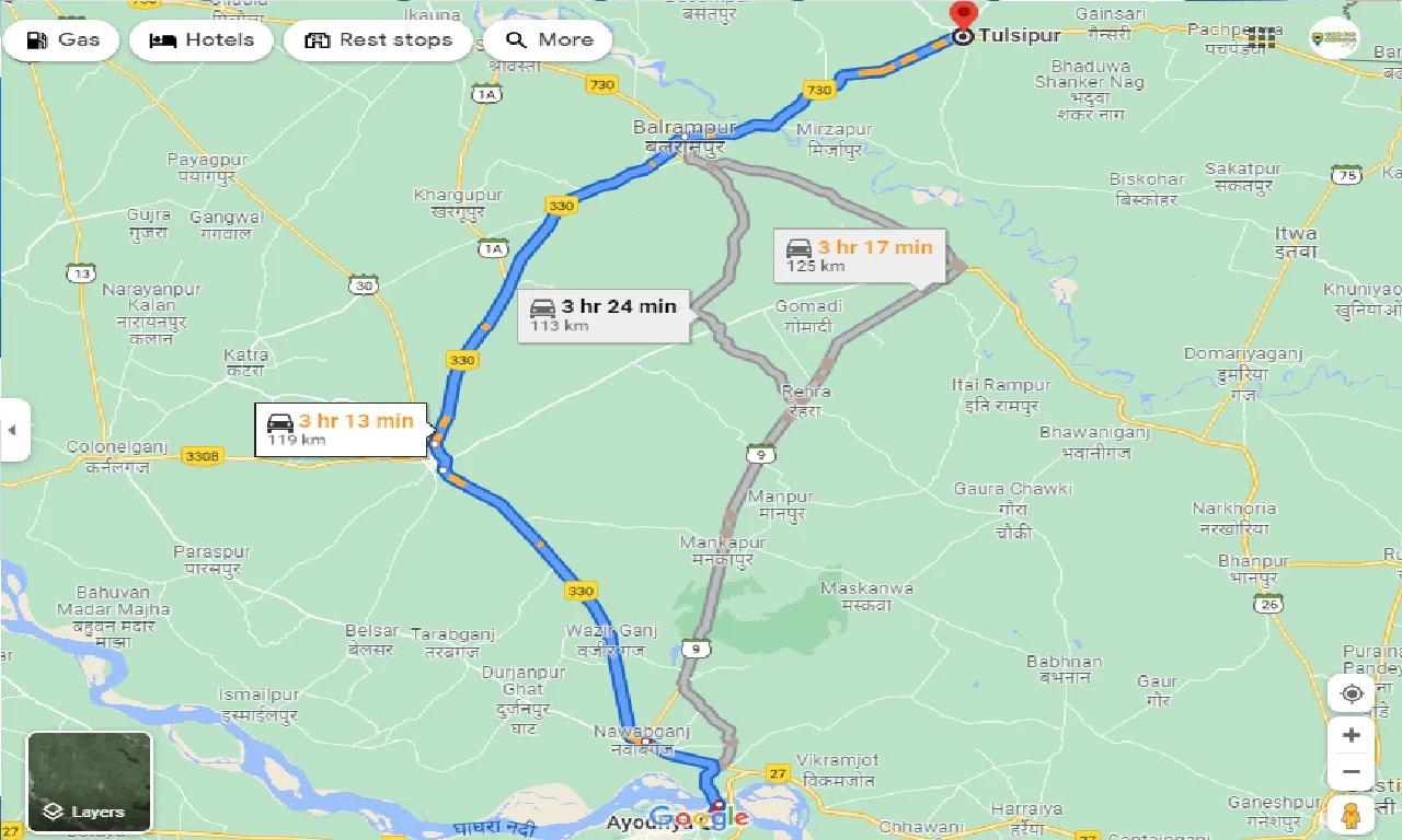 ayodhya-to-tulsipur-taxi