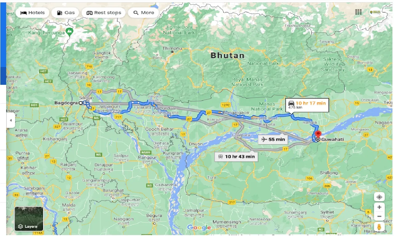 bagdogra-to-guwahati-round-trip