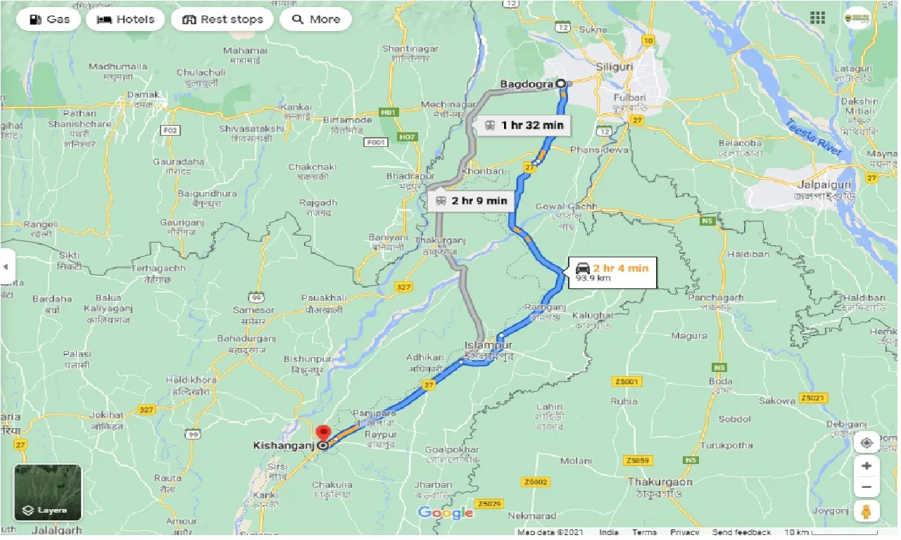 bagdogra-to-kishanganj-round-trip