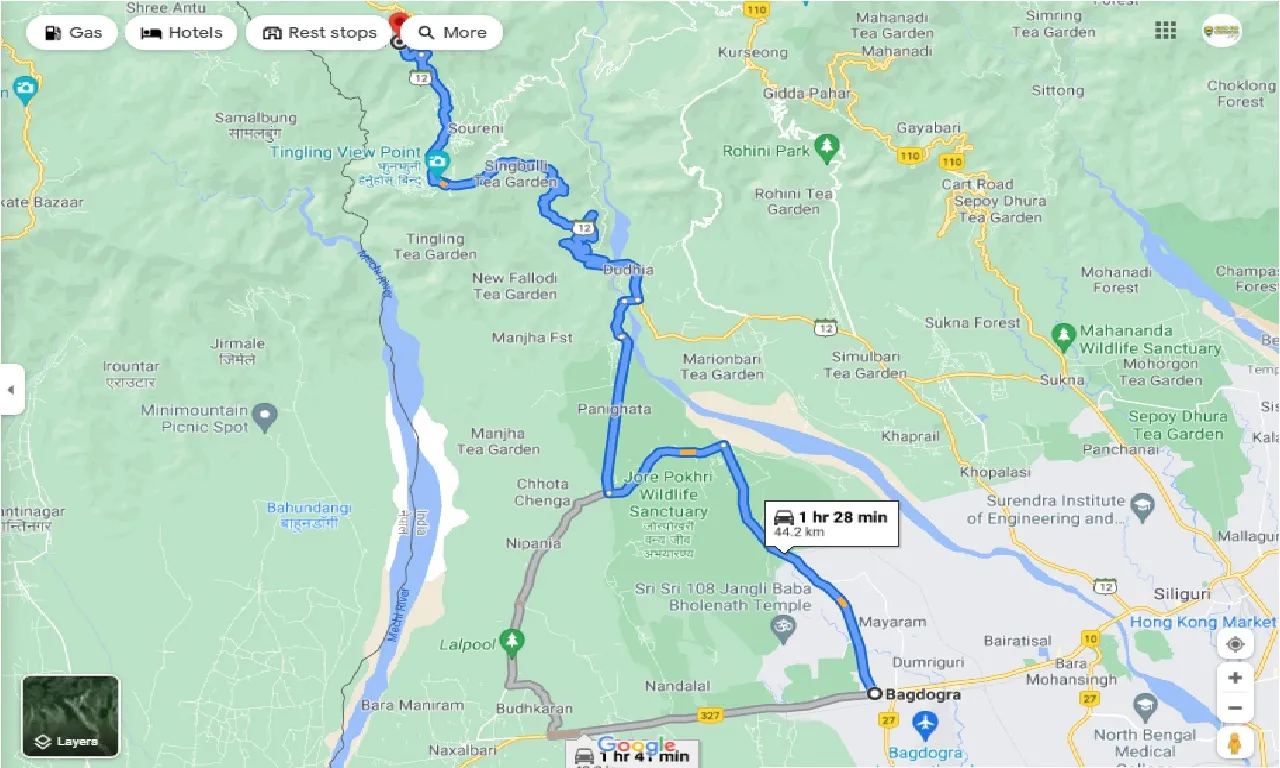bagdogra-to-mirik-one-way