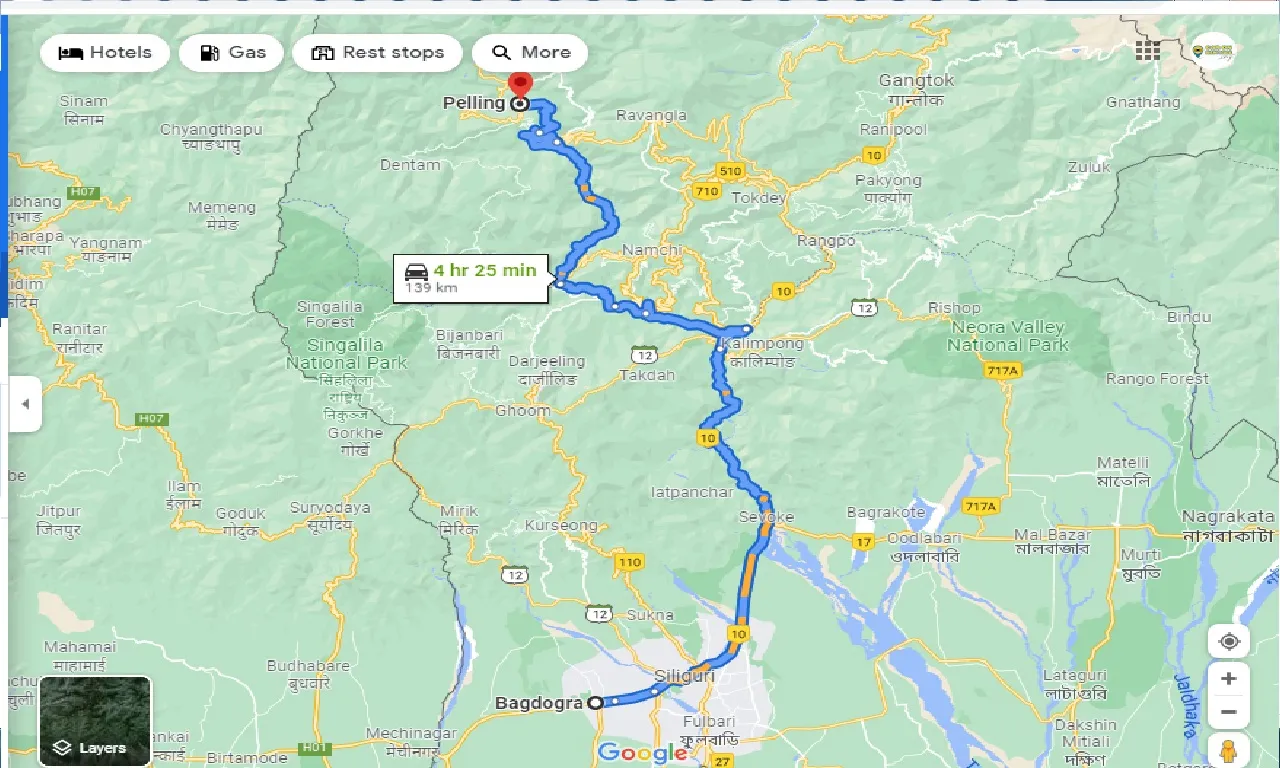 bagdogra-to-pelling-round-trip