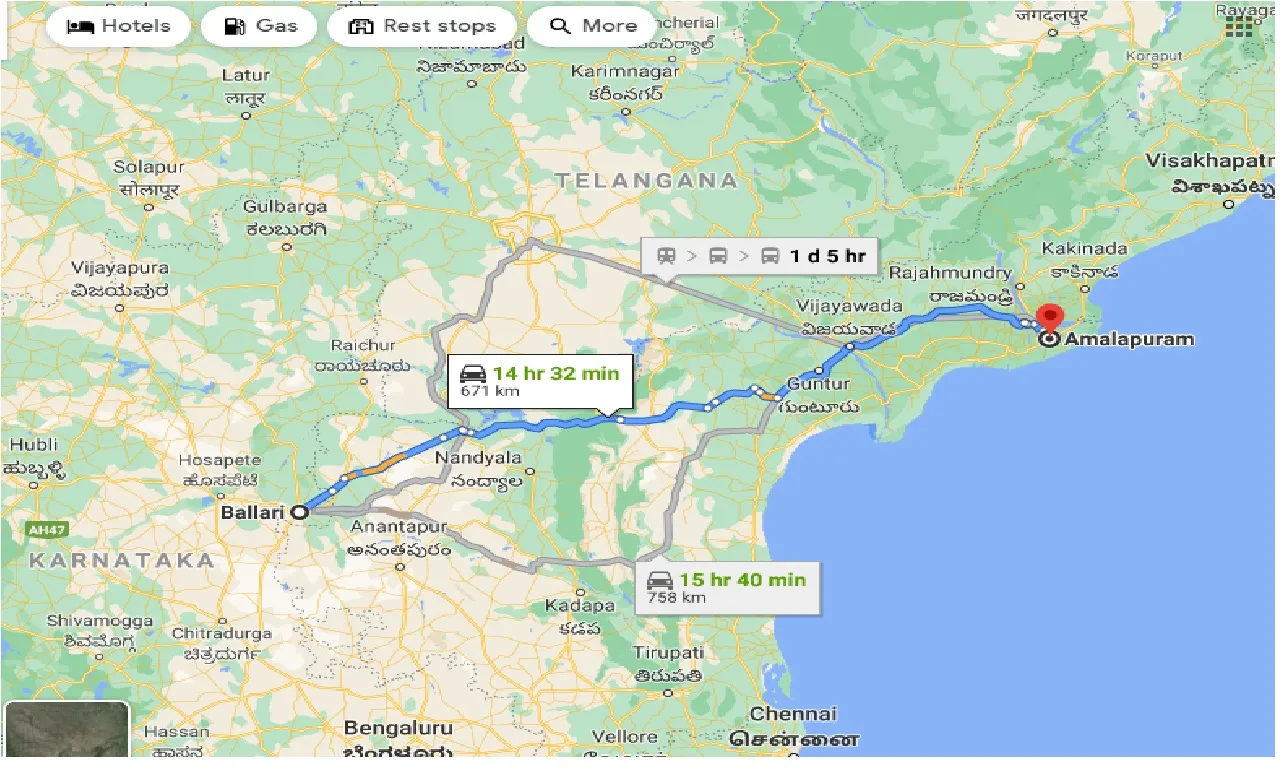 ballari-to-amalapuram-taxi
