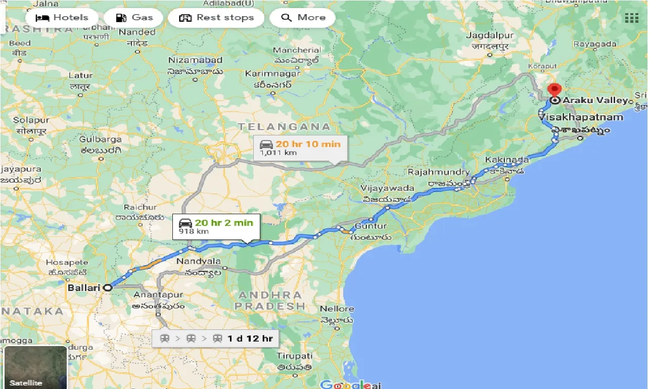 ballari-to-araku-valley-taxi