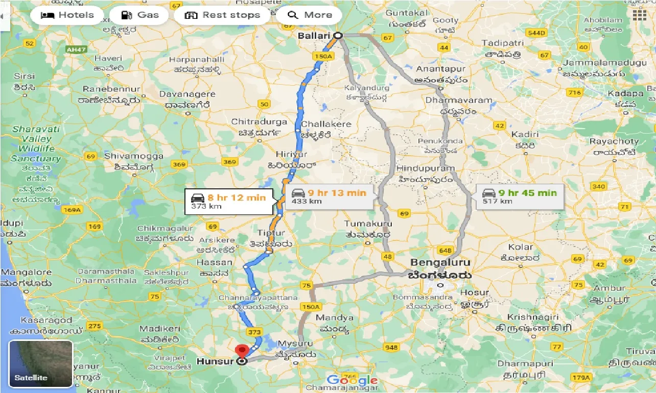 ballari-to-hunsur-taxi