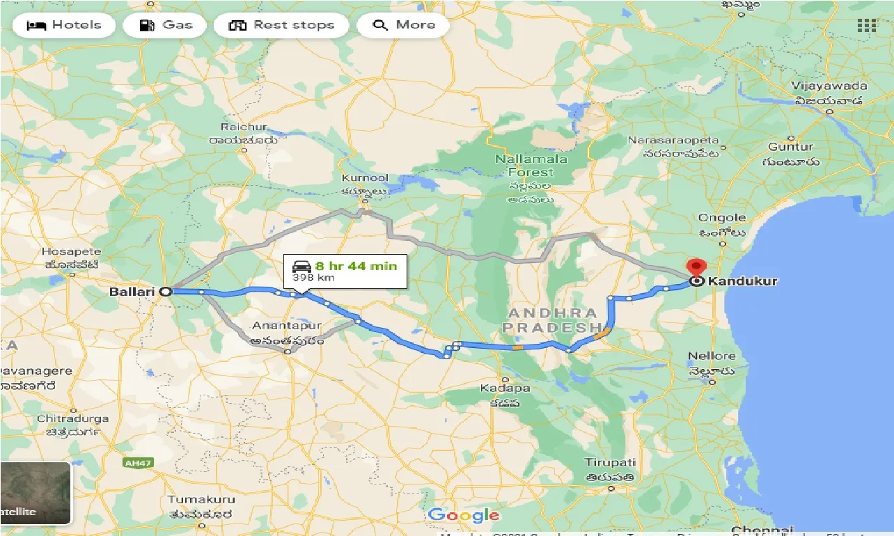 ballari-to-kandukur-taxi