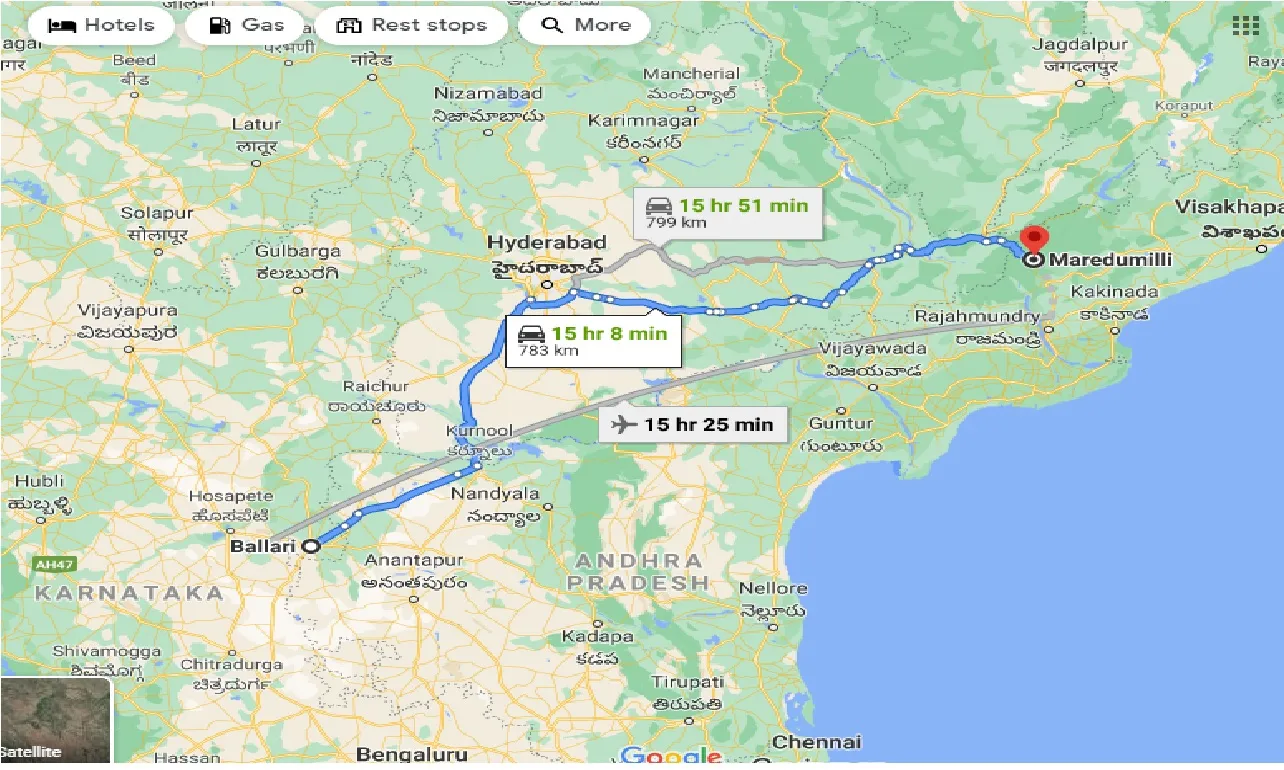 ballari-to-maredumilli-one-way