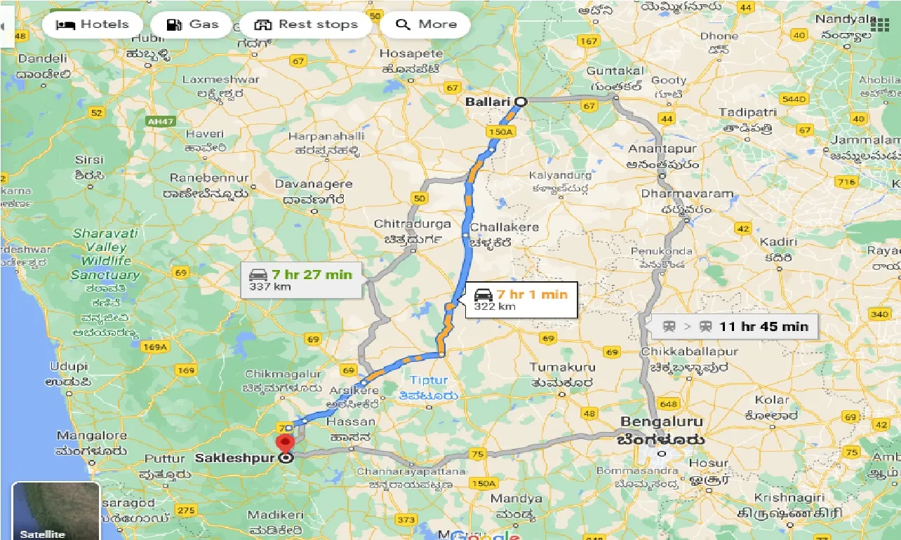 ballari-to-sakleshpur-taxi