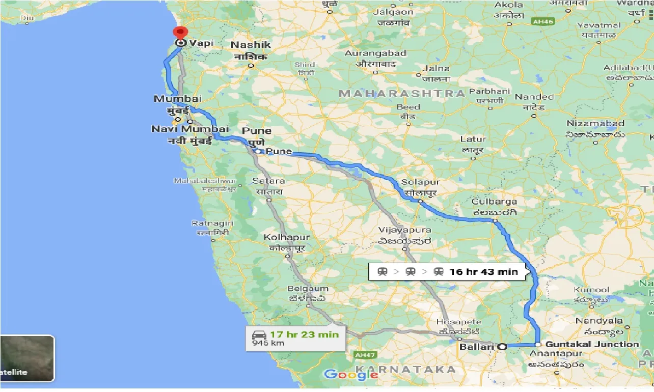 ballari-to-vapi-one-way