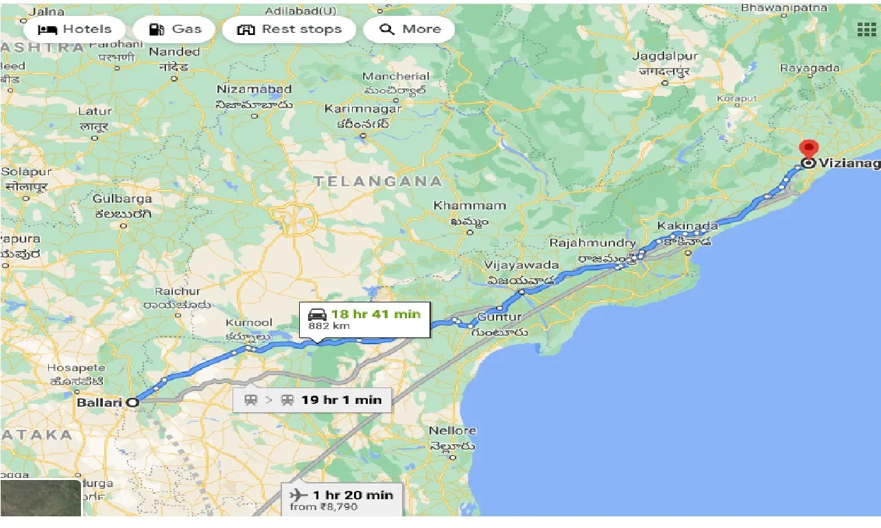 ballari-to-vizianagaram-taxi