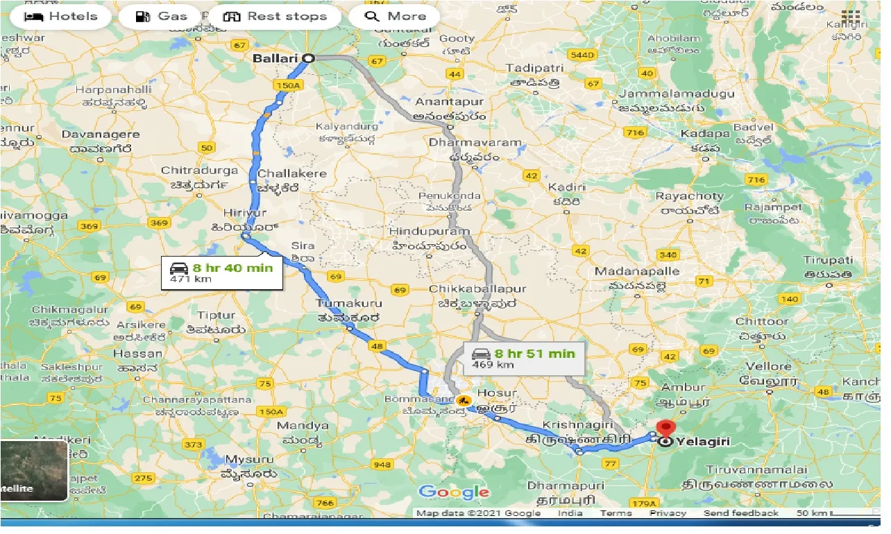 ballari-to-yelagiri-taxi