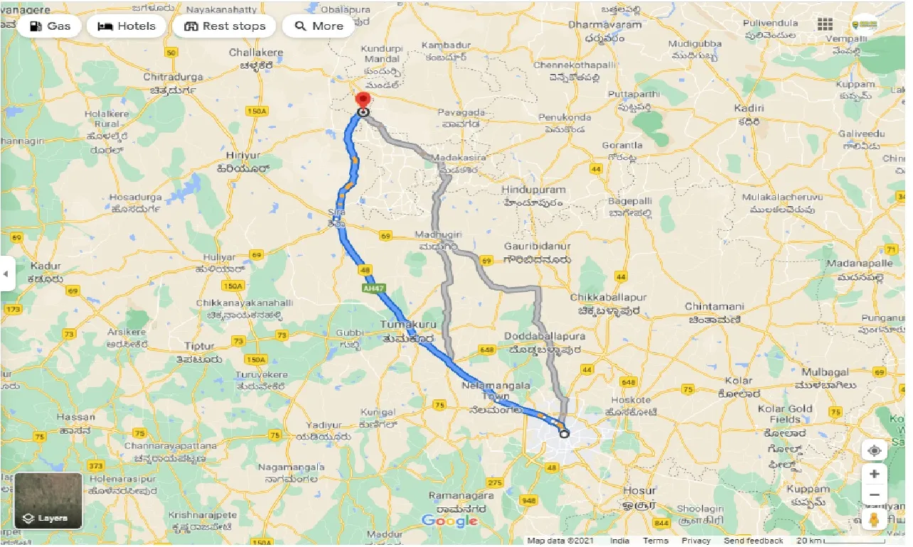 bangalore-to-amarapuram-round-trip