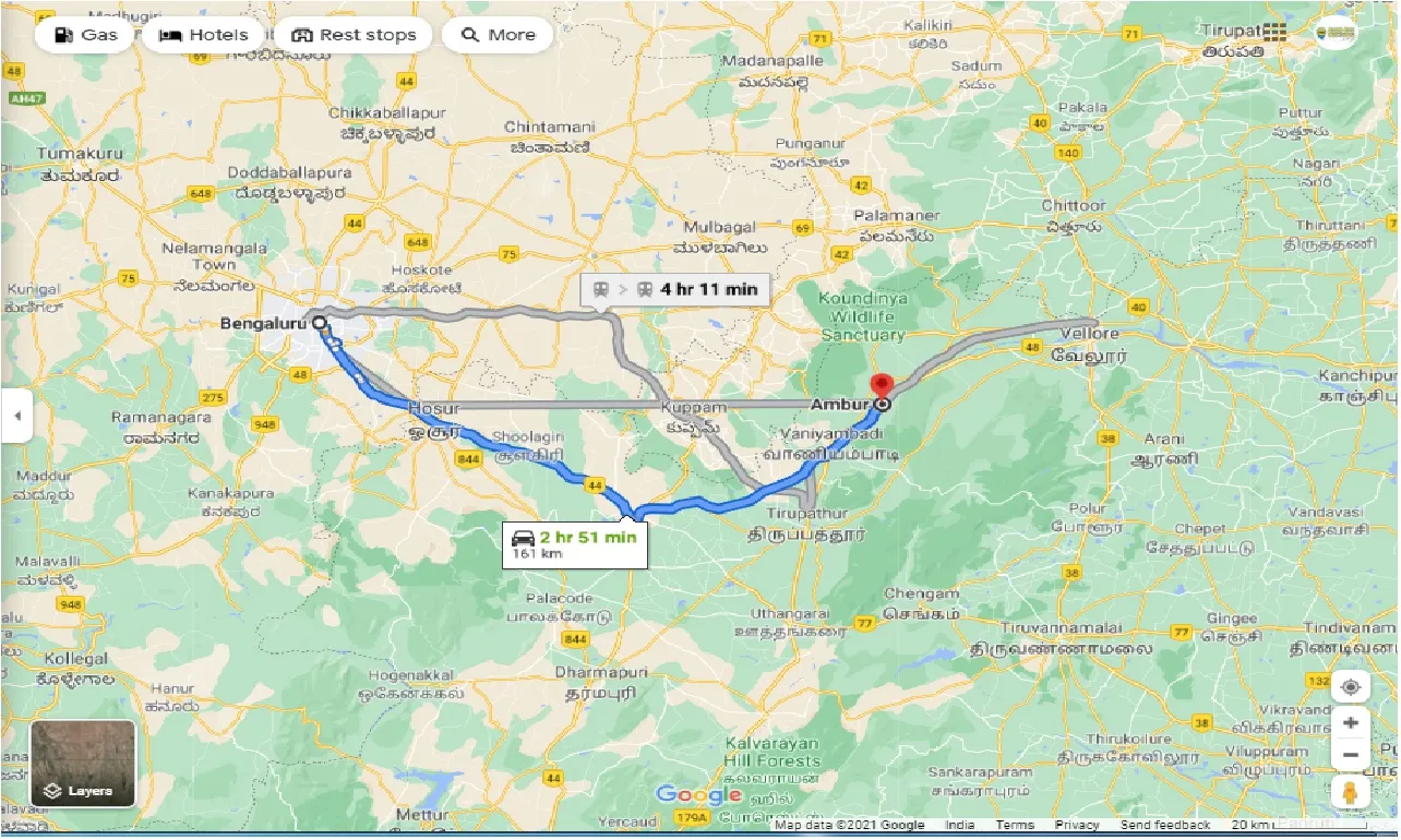 bangalore-to-ambur-round-trip
