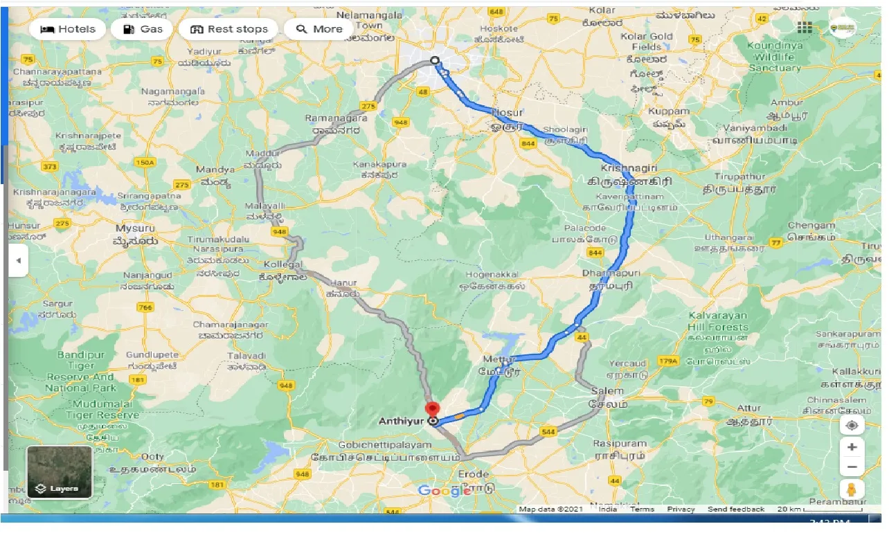 bangalore-to-anthiyur-round-trip