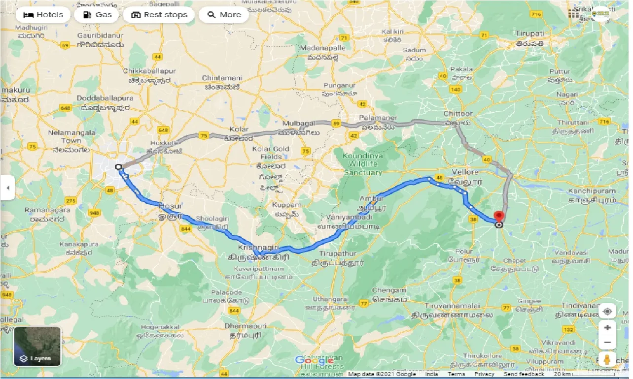 bangalore-to-arani-round-trip