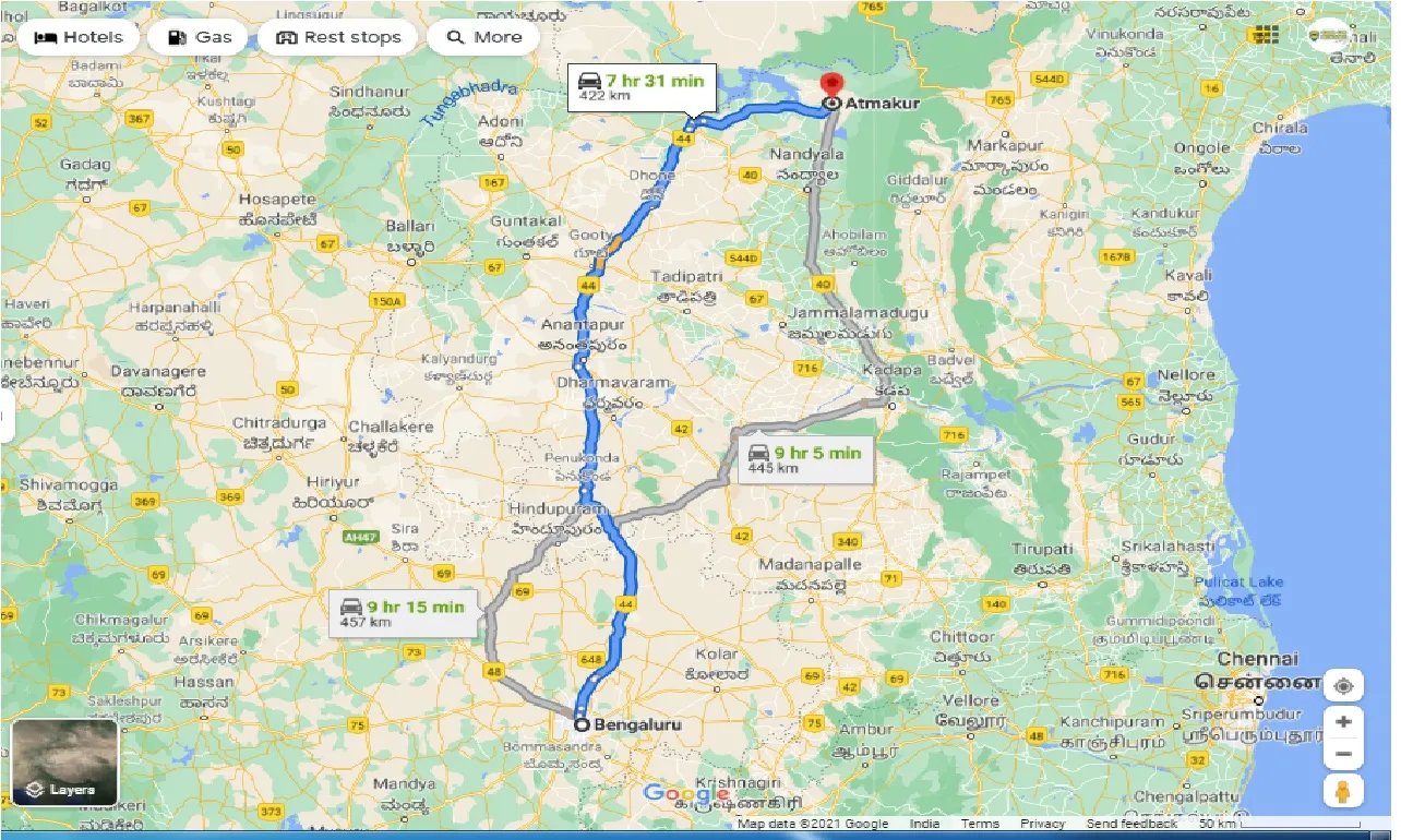 bangalore-to-atmakur-round-trip