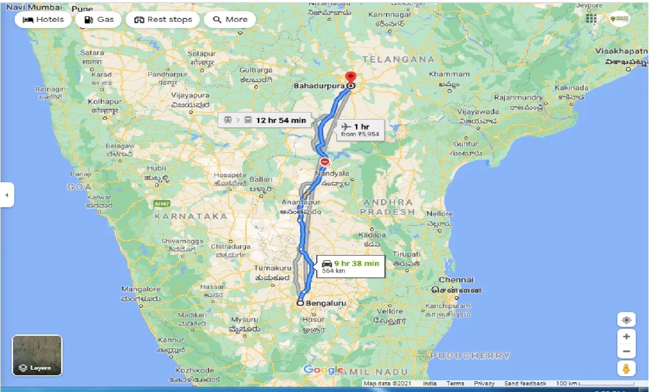 bangalore-to-bahadurpura-round-trip