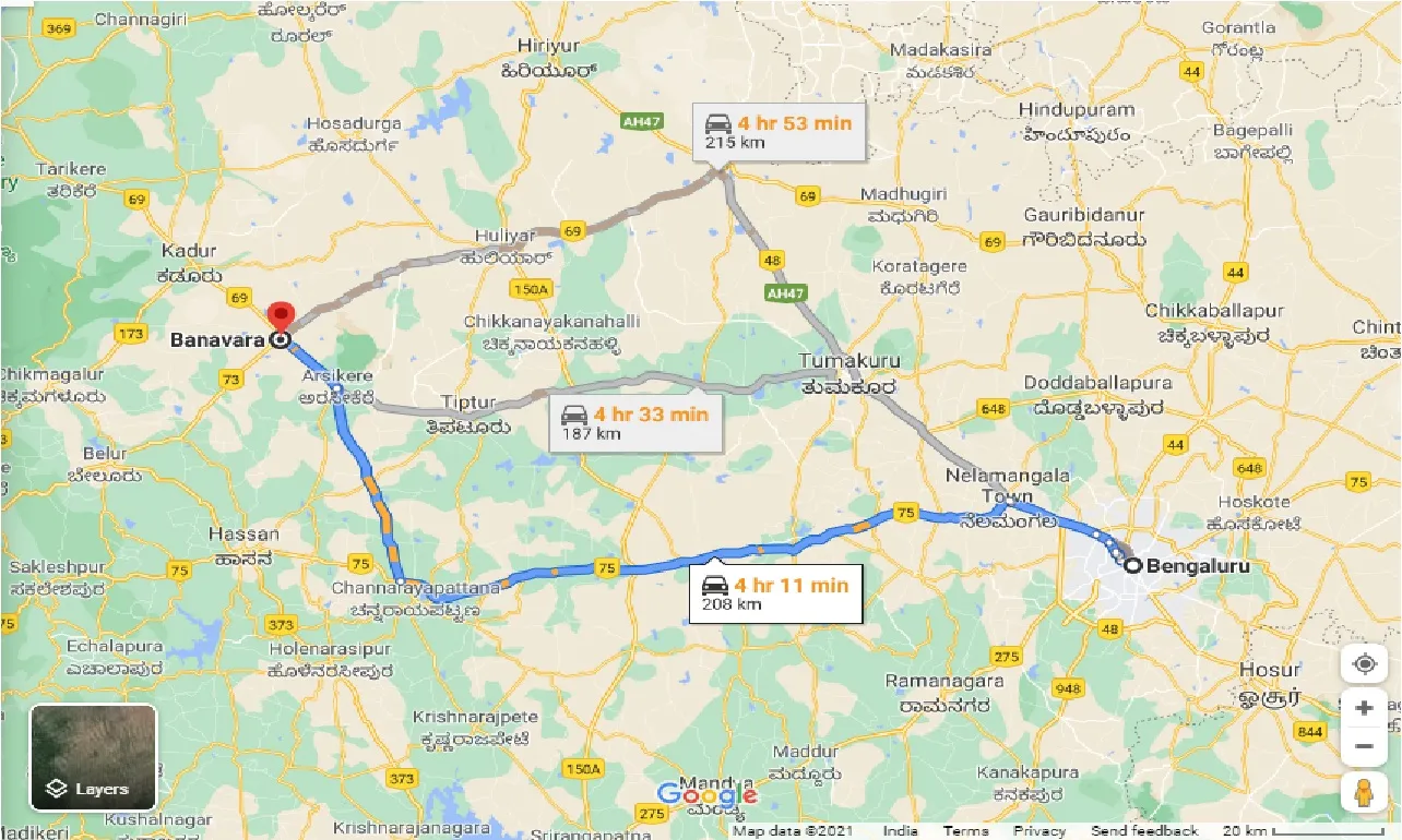 bangalore-to-banavara-one-way