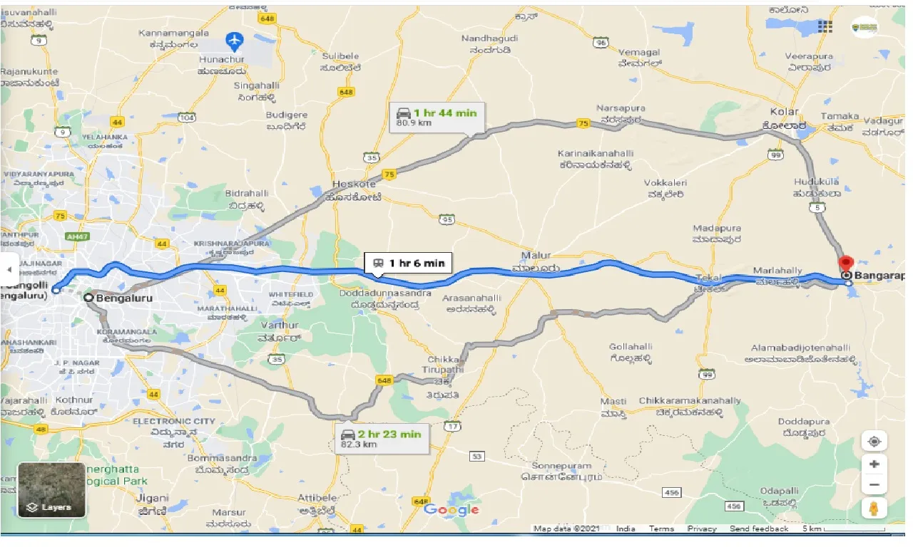 bangalore-to-bangarapet-round-trip