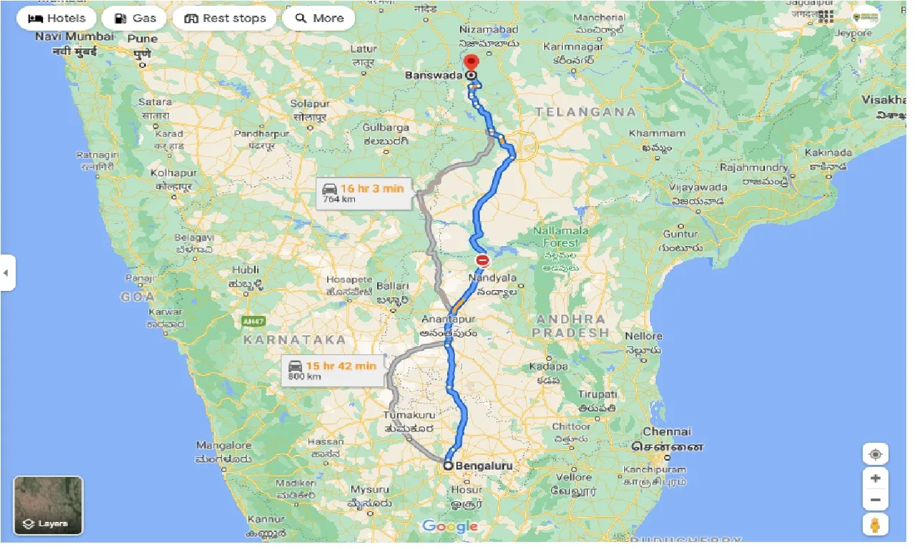 bangalore-to-banswada-one-way