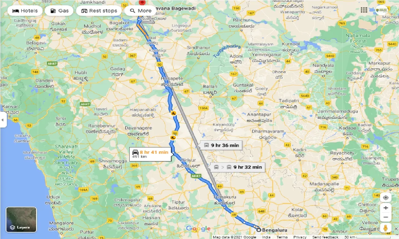 bangalore-to-basavana-bagevadi-one-way