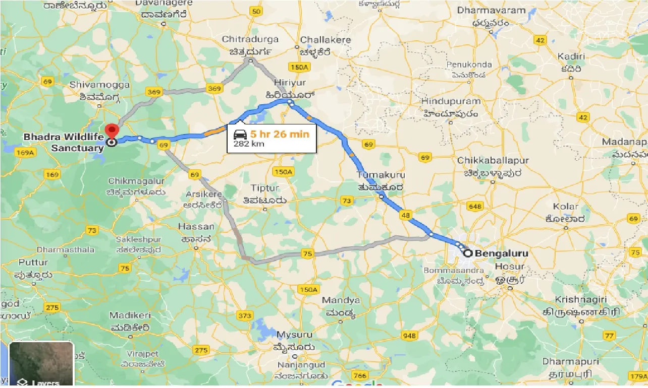 bangalore-to-bhadra-wildlife-taxi