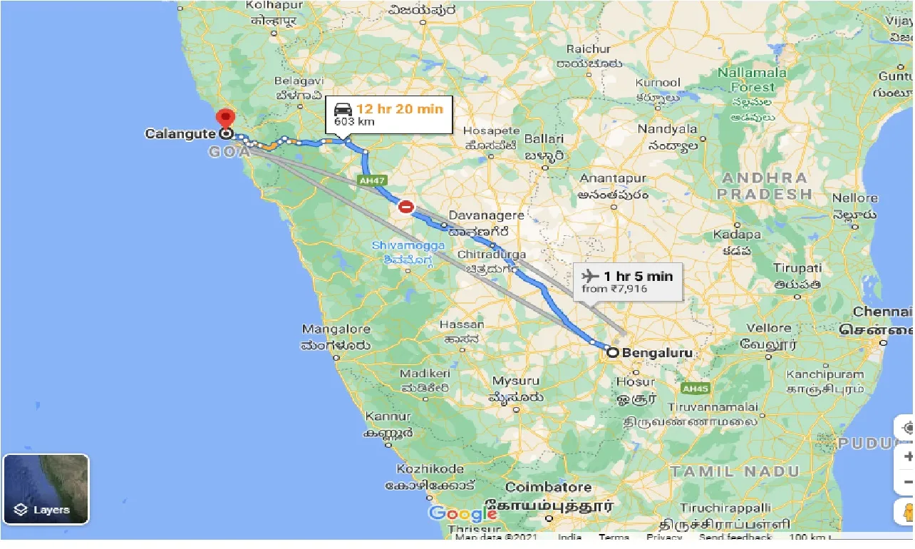 bangalore-to-calangute-one-way