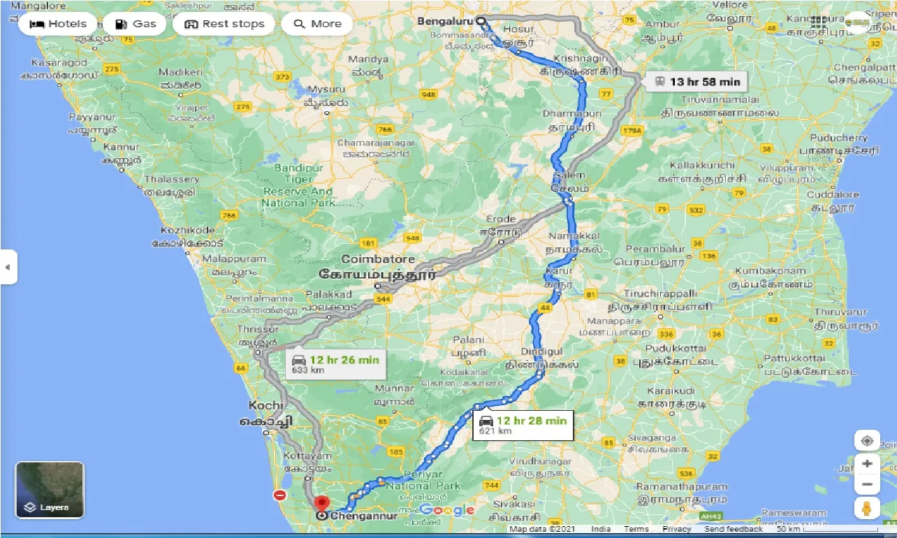 bangalore-to-chengannur-round-trip