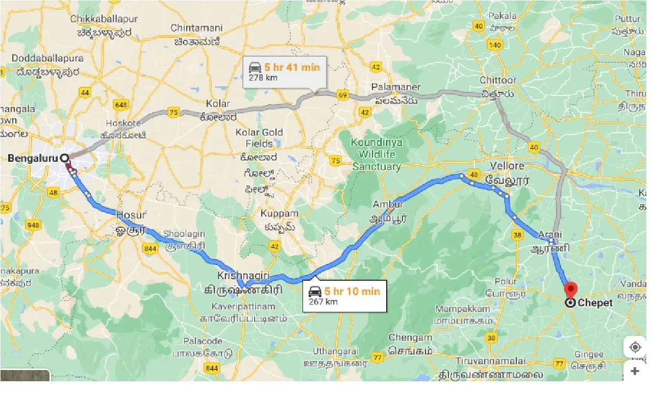 bangalore-to-chepet-taxi