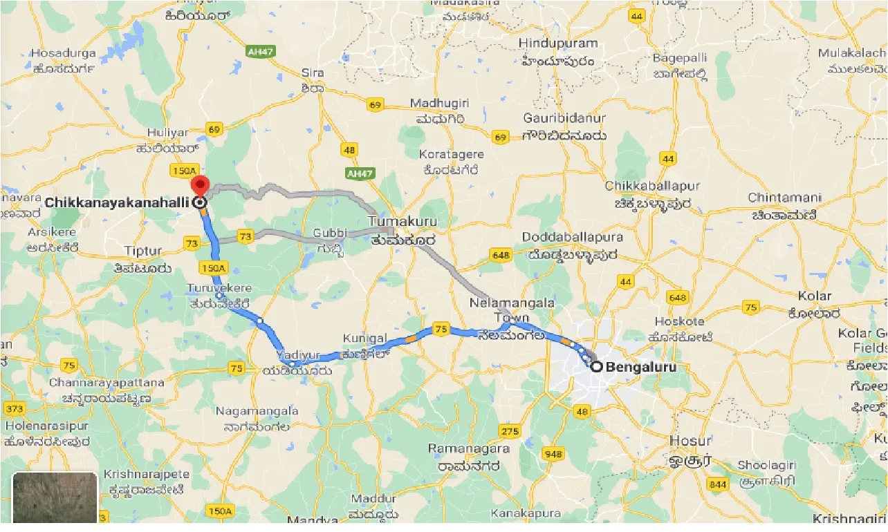 bangalore-to-chikkanayakanahalli-one-way