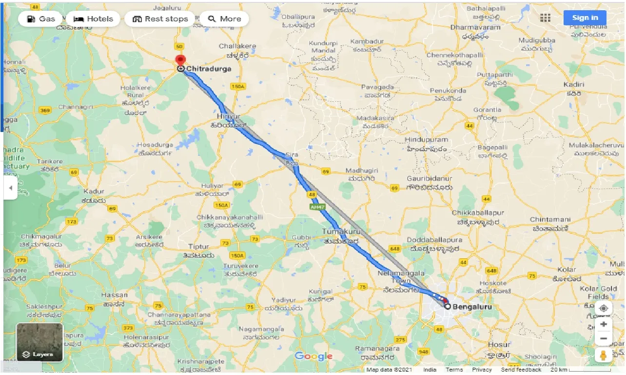 bangalore-to-chitradurga-one-way