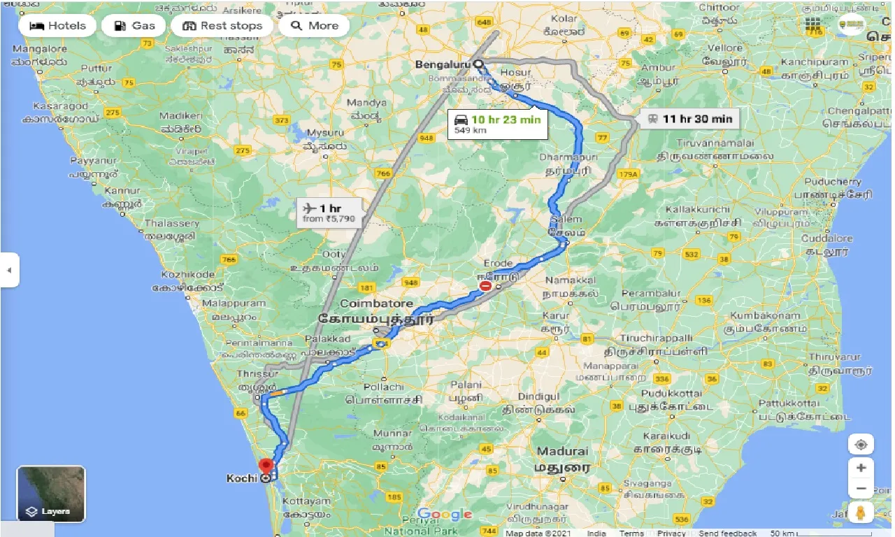 bangalore-to-cochin-round-trip