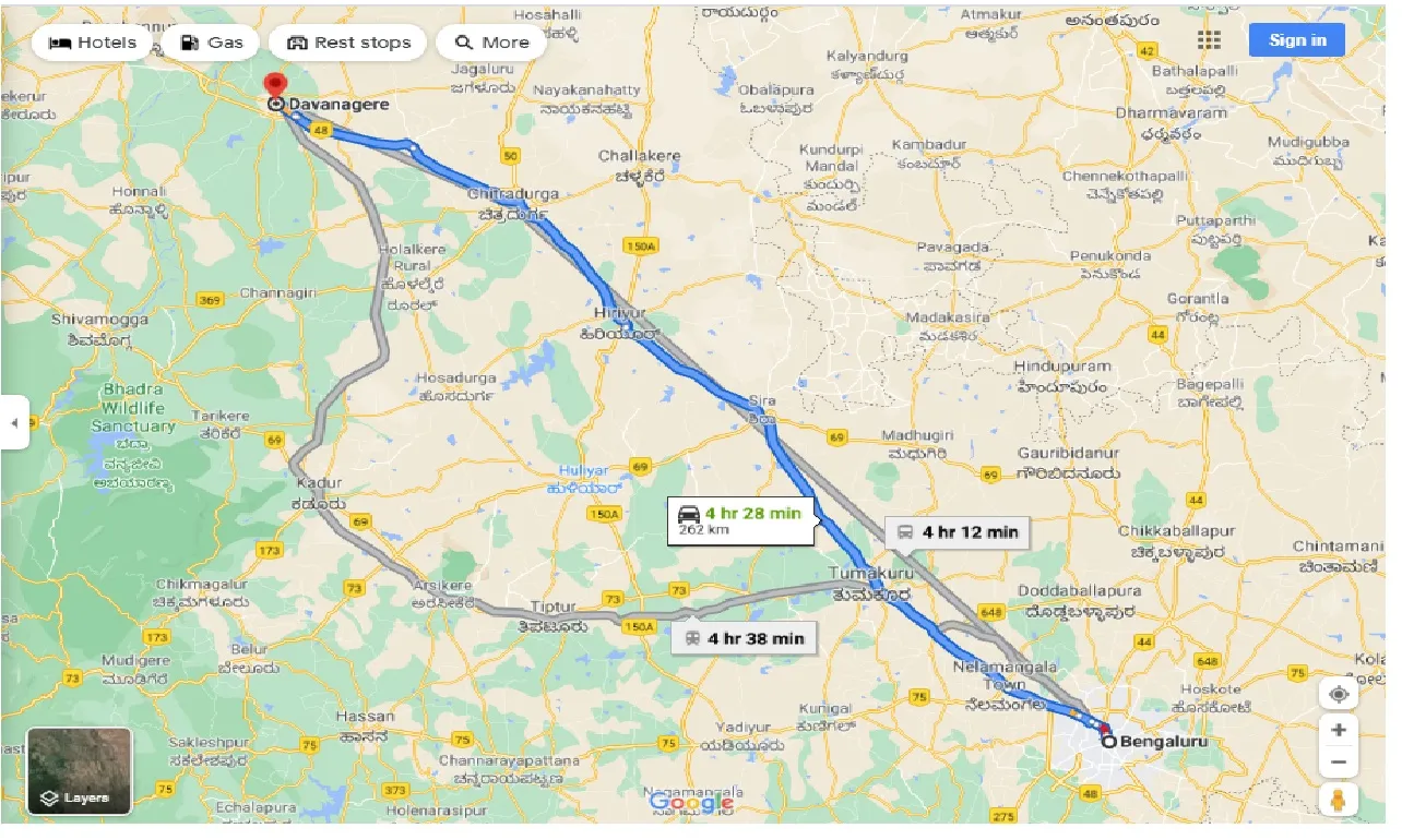 bangalore-to-davangere-round-trip