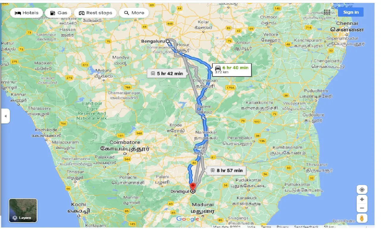 bangalore-to-dindigul-round-trip