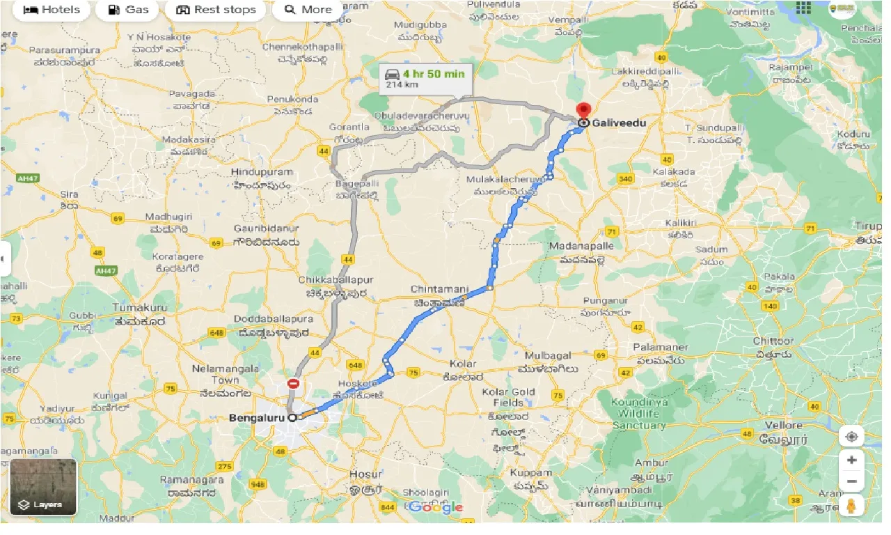 bangalore-to-galiveedu-round-trip