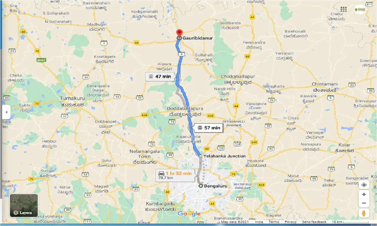 bangalore-to-gauribidanur-round-trip