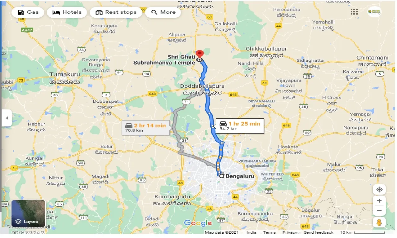 bangalore-to-ghati-subramanya-round-trip