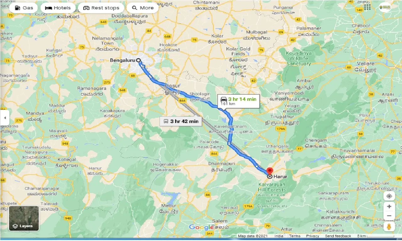 bangalore-to-harur-one-way