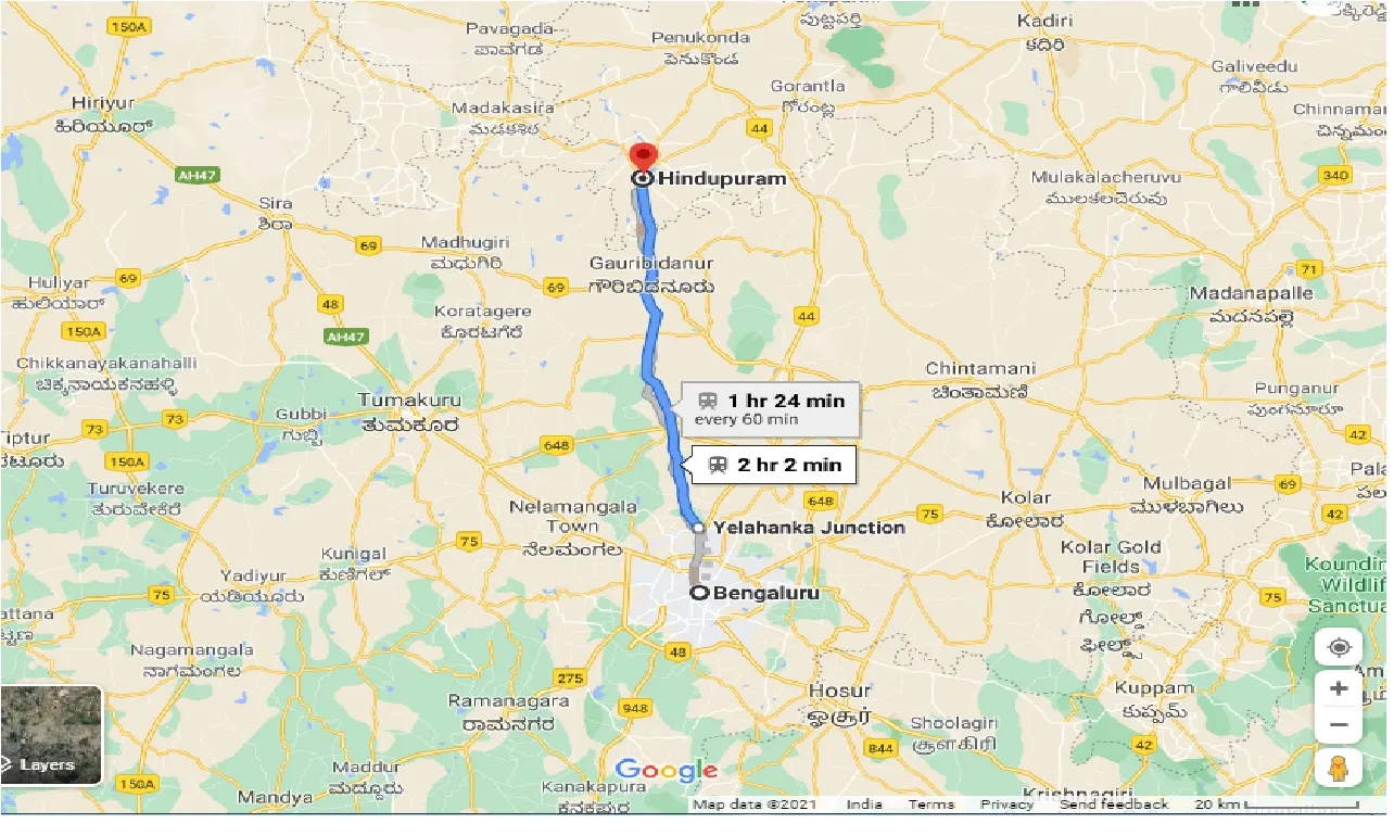 bangalore-to-hindupuramm-one-way