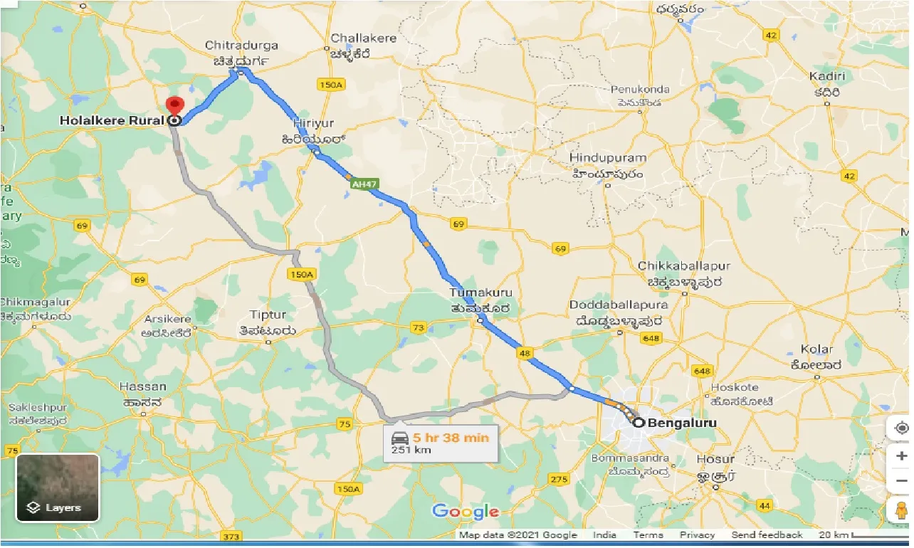 bangalore-to-holalkere-rural-taxi