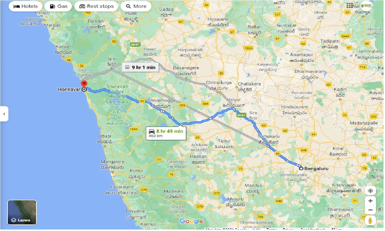 bangalore-to-honavar-round-trip