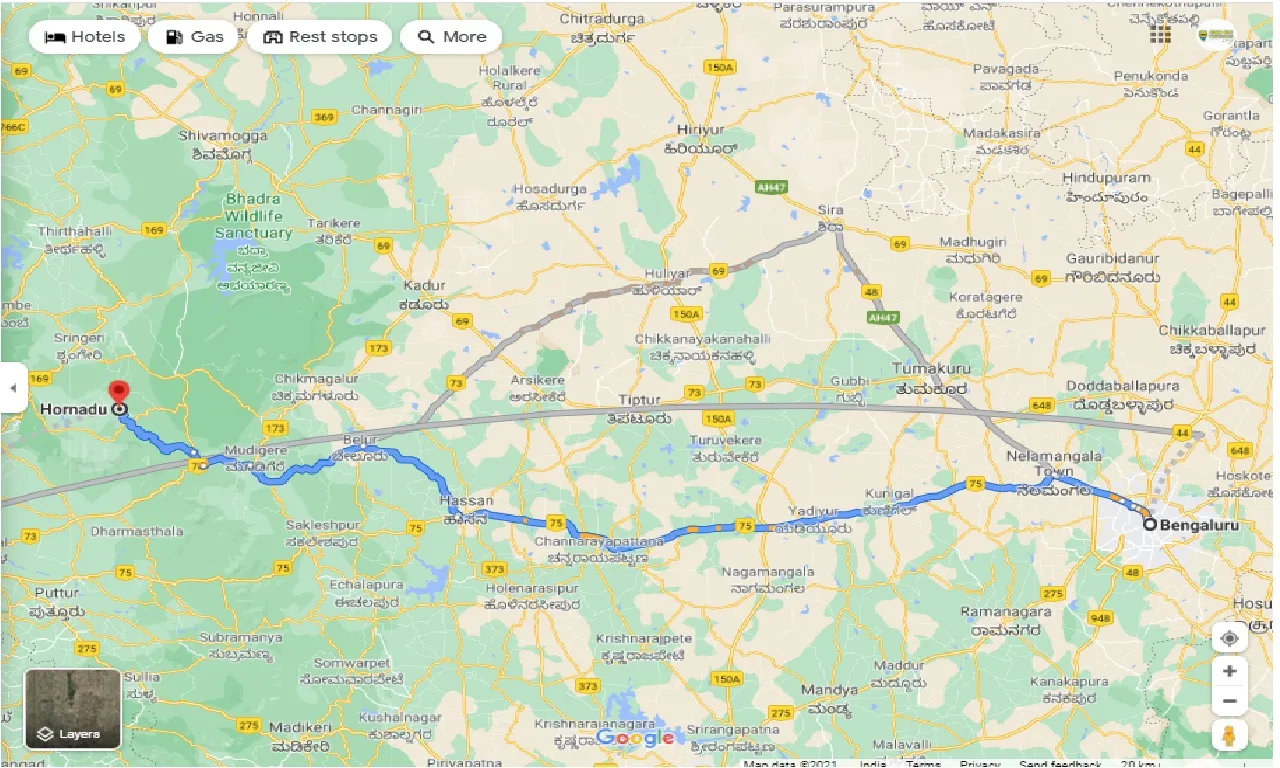 bangalore-to-horanadu-round-trip