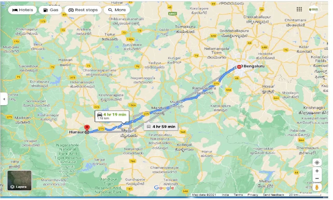 bangalore-to-hunsur-one-way