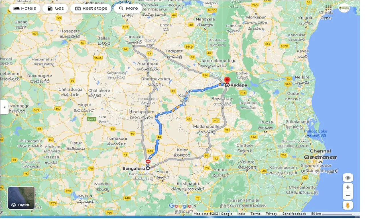 bangalore-to-kadapa-one-way