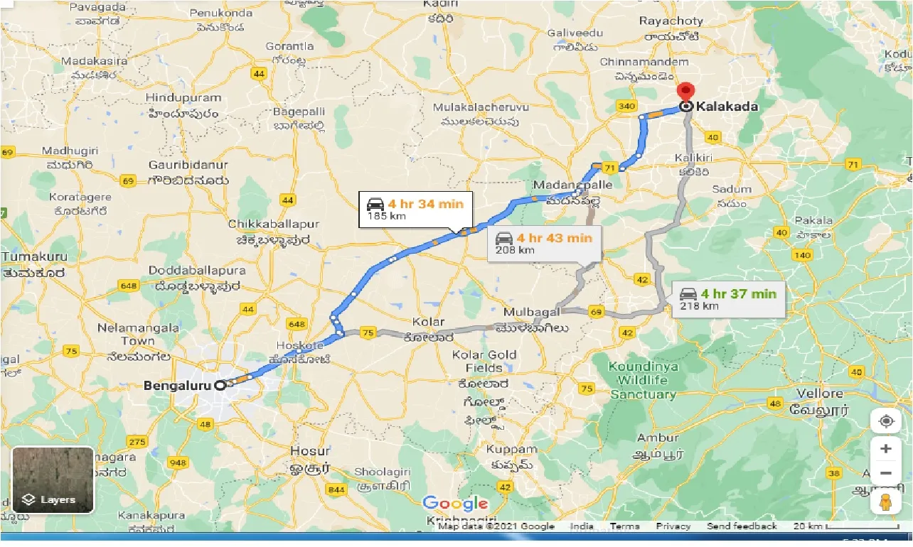 bangalore-to-kalakada-one-way